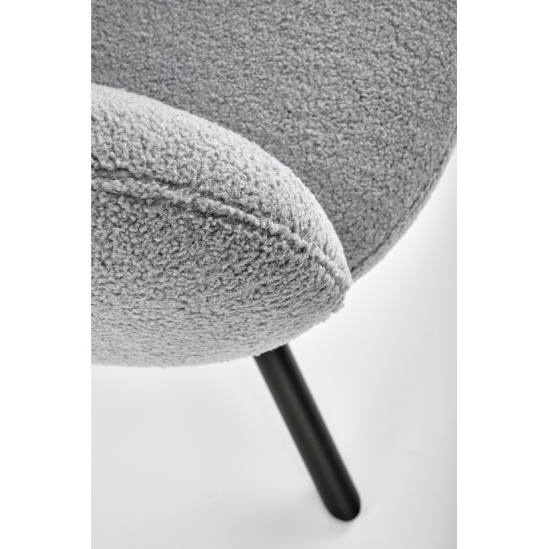 K498 krzesło popielaty (1p 2szt)