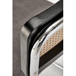 K504 krzesło popielaty / czarny (1p 2szt)