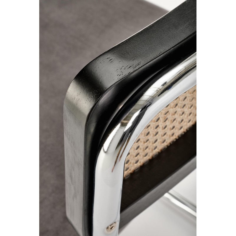 K504 krzesło popielaty / czarny (1p 2szt)