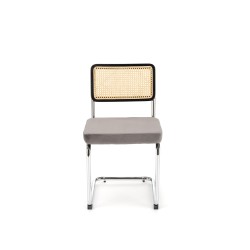 K504 krzesło popielaty / czarny (1p 2szt)