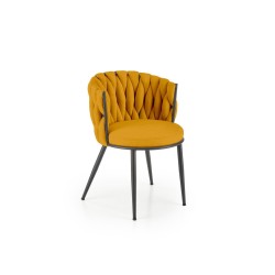 K516 krzesło musztardowy (1p 2szt)
