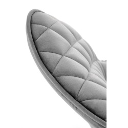 K520 krzesło nogi - czarne, siedzisko - ciemny popiel (1p 2szt)