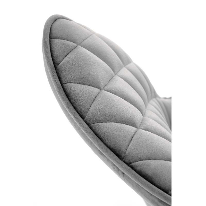 K520 krzesło nogi - czarne, siedzisko - ciemny popiel (1p 2szt)