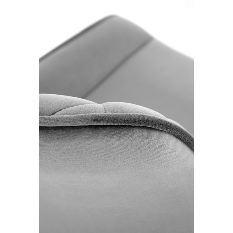 K520 krzesło nogi - czarne, siedzisko - ciemny popiel (1p 2szt)