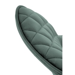 K520 krzesło nogi - czarne, siedzisko - ciemny zielony (1p 2szt)