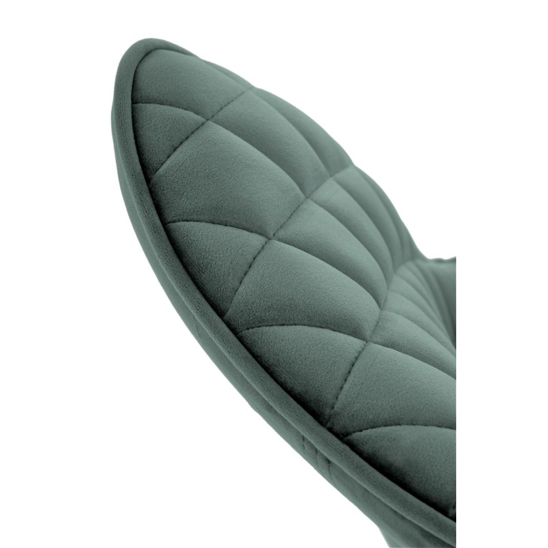 K520 krzesło nogi - czarne, siedzisko - ciemny zielony (1p 2szt)