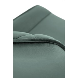 K520 krzesło nogi - czarne, siedzisko - ciemny zielony (1p 2szt)