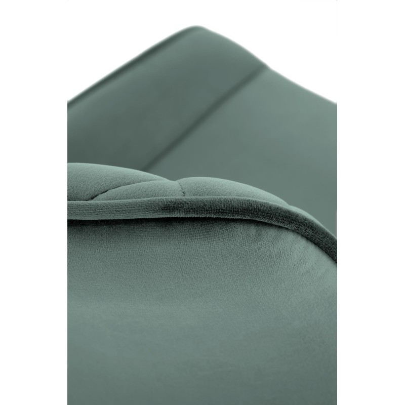 K520 krzesło nogi - czarne, siedzisko - ciemny zielony (1p 2szt)