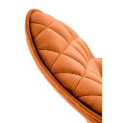 K520 krzesło nogi - czarne, siedzisko - cynamonowy (1p 2szt)