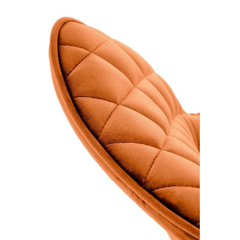 K520 krzesło nogi - czarne, siedzisko - cynamonowy (1p 2szt)