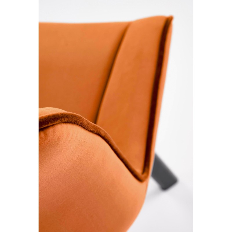 K520 krzesło nogi - czarne, siedzisko - cynamonowy (1p 2szt)