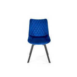 K520 krzesło nogi - czarne, siedzisko - granatowy (1p 2szt)