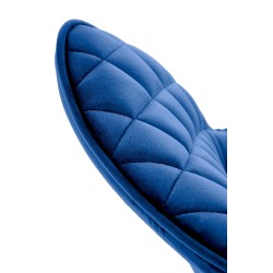 K520 krzesło nogi - czarne, siedzisko - granatowy (1p 2szt)