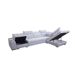 Prisma XI corner sofa with sleeping function and USB port - elegance and comfort Prisma XI corner sofa with sleeping function and USB port - elegance and comfort