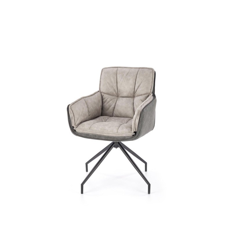 K523 krzesło popielaty / ciemny popiel (1p 2szt)