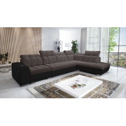 Prisma XI corner sofa with sleeping function and USB port - elegance and comfort Prisma XI corner sofa with sleeping function and USB port - elegance and comfort