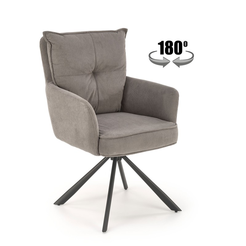 K528 krzesło popielaty (1p 2szt)