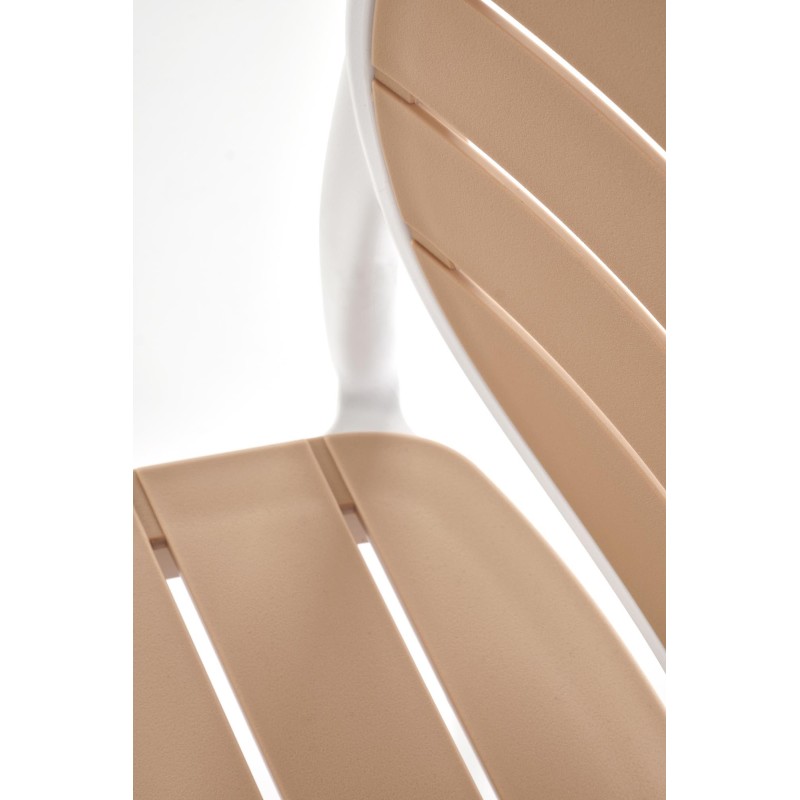 K529 krzesło biały / naturalny (1p 4szt)