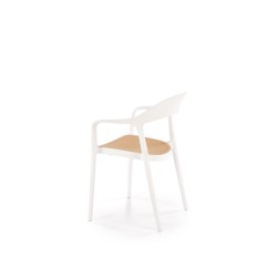 K530 krzesło biały / naturalny (1p 4szt)