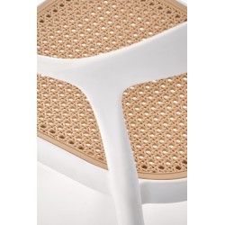 K530 krzesło biały / naturalny (1p 4szt)