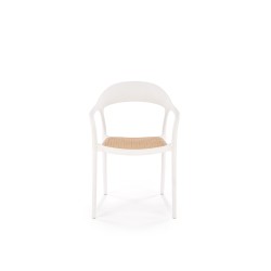 K530 krzesło biały / naturalny (1p 4szt)