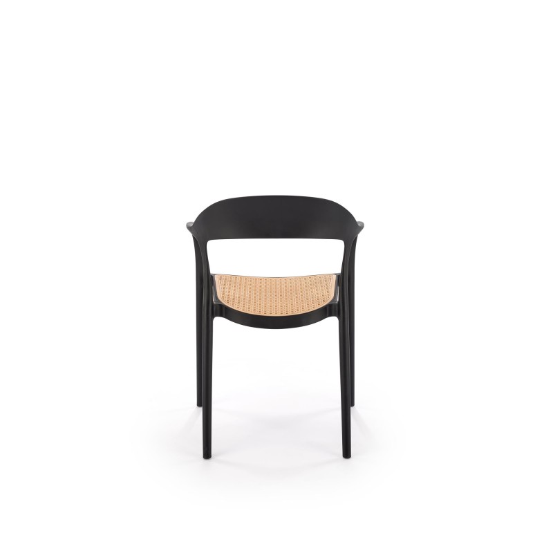 K530 krzesło czarny / naturalny (1p 4szt)