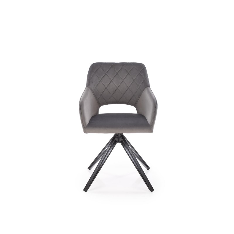 K535 krzesło popielaty (1p 2szt)