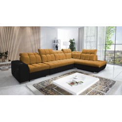 Prisma XI corner sofa with sleeping function and USB port - elegance and comfort Prisma XI corner sofa with sleeping function and USB port - elegance and comfort