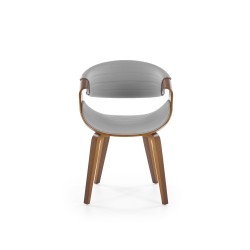 K544 krzesło popielaty / orzechowy (1p 1szt)