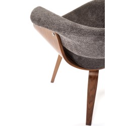 K545 krzesło popielaty / orzechowy (1p 1szt)