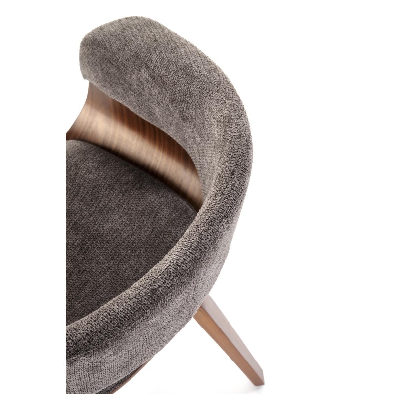 K545 krzesło popielaty / orzechowy (1p 1szt)