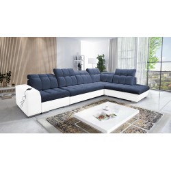Prisma XI corner sofa with sleeping function and USB port - elegance and comfort Prisma XI corner sofa with sleeping function and USB port - elegance and comfort