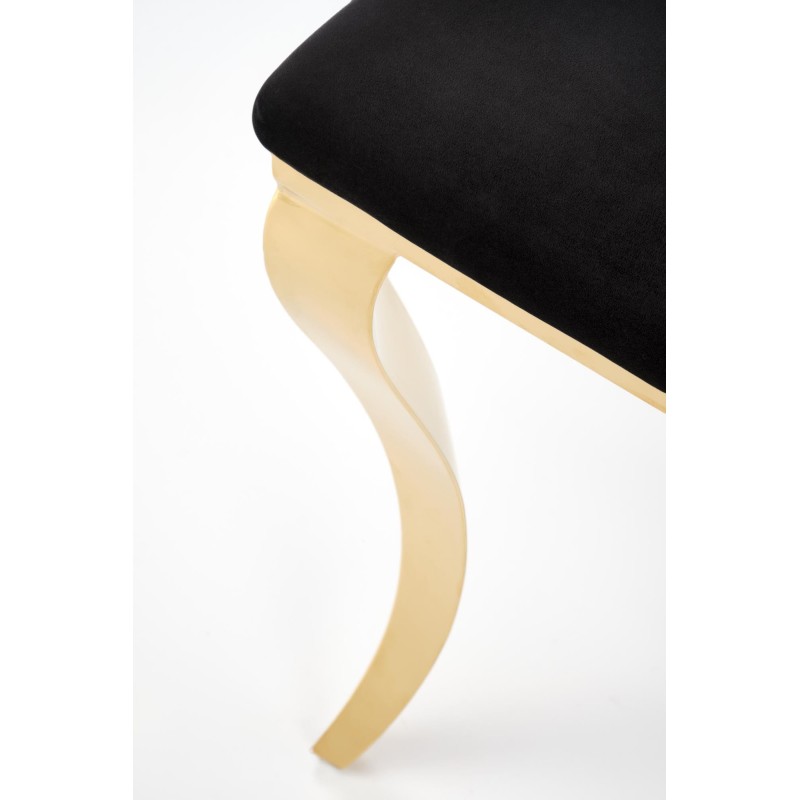 K556 krzesło czarny / złoty (1p 4szt)