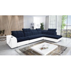 Prisma XI corner sofa with sleeping function and USB port - elegance and comfort Prisma XI corner sofa with sleeping function and USB port - elegance and comfort