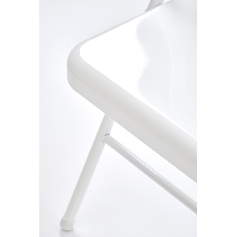 K565 krzesło składane, biały (1p 6szt)