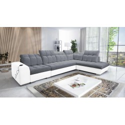 Prisma XI corner sofa with sleeping function and USB port - elegance and comfort Prisma XI corner sofa with sleeping function and USB port - elegance and comfort