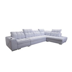 Prisma XI corner sofa with sleeping function and USB port - elegance and comfort Prisma XI corner sofa with sleeping function and USB port - elegance and comfort