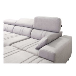 Verona XII Corner Sofa with Sleeping Function Velvet, Vena 6 - A practical and elegant piece of furniture for your living room Verona XII Corner Sofa with Sleeping Function Velvet, Vena 6 - A practical and elegant piece of furniture for your living room