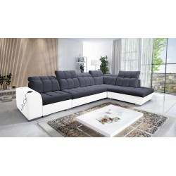 Prisma XI corner sofa with sleeping function and USB port - elegance and comfort Prisma XI corner sofa with sleeping function and USB port - elegance and comfort