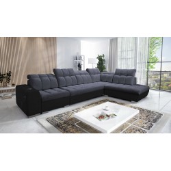 Prisma XI corner sofa with sleeping function and USB port - elegance and comfort Prisma XI corner sofa with sleeping function and USB port - elegance and comfort
