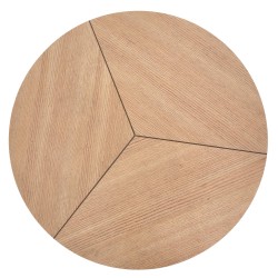 KARIDA ława dąb naturalny/czarny (1p 1szt)