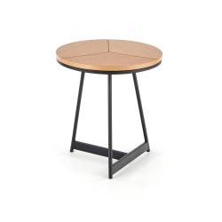 KARIDA-S ława dąb naturalny/czarny (1p 1szt)