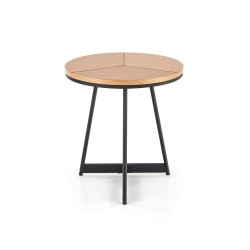 KARIDA-S ława dąb naturalny/czarny (1p 1szt)