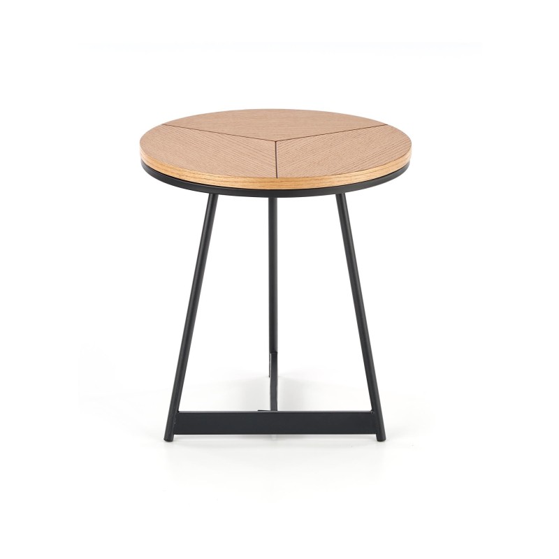 KARIDA-S ława dąb naturalny/czarny (1p 1szt)