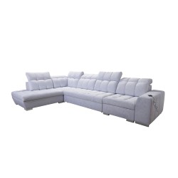 Prisma XI corner sofa with sleeping function and USB port - elegance and comfort Prisma XI corner sofa with sleeping function and USB port - elegance and comfort
