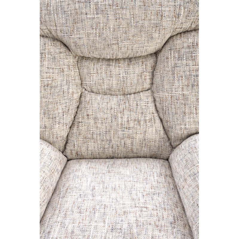 KRONOS fotel z podnóżkiem, beżowy / wielobarwny (1p 1szt)