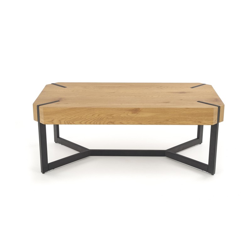 LAVIDA ława dąb złoty / czarny (1p 1szt)