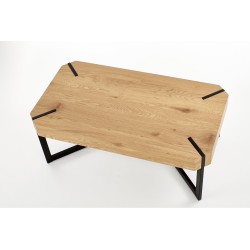 LAVIDA ława dąb złoty / czarny (1p 1szt)