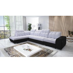 Prisma XI corner sofa with sleeping function and USB port - elegance and comfort