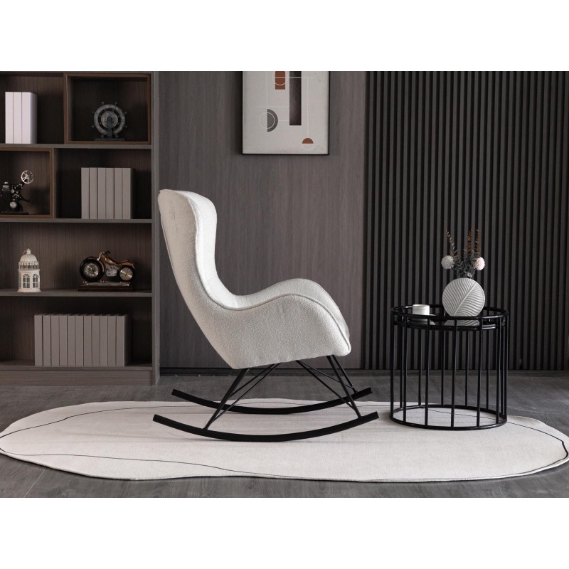 LIBERTO 3 fotel wypoczynkowy biały (1p 1szt)